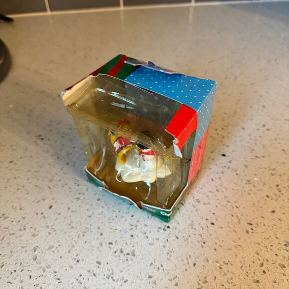 Y2K Vintage Play-Doh Snowman Christmas Ornament Collectible in Box Hasbro - Picture 7 of 8